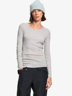 T-shirt ThermoPack™ en laine mérinos et tencel thermo-régulateur - Gris