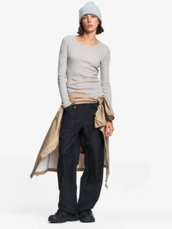 T-shirt ThermoPack™ en laine mérinos et tencel thermo-régulateur - Gris
