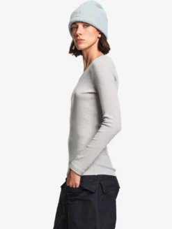 T-shirt ThermoPack™ en laine mérinos et tencel thermo-régulateur - Gris