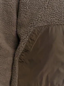 Veste bomber en sherpa - Marron