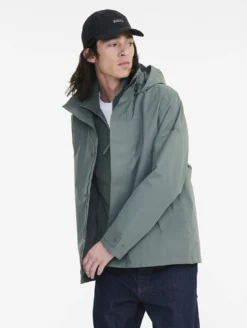Veste courte GORE-TEX® avec capuche amovible - Vert