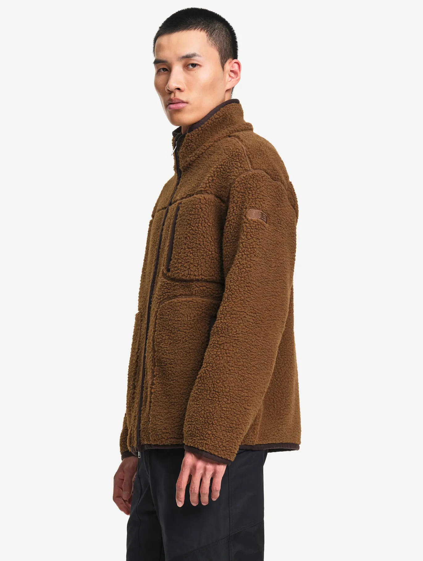 Veste Polartec® en sherpa - Marron