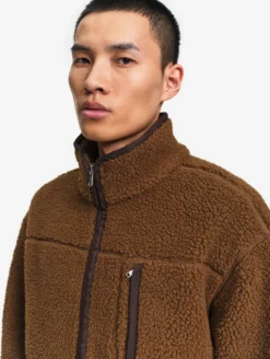 Veste Polartec® en sherpa - Marron
