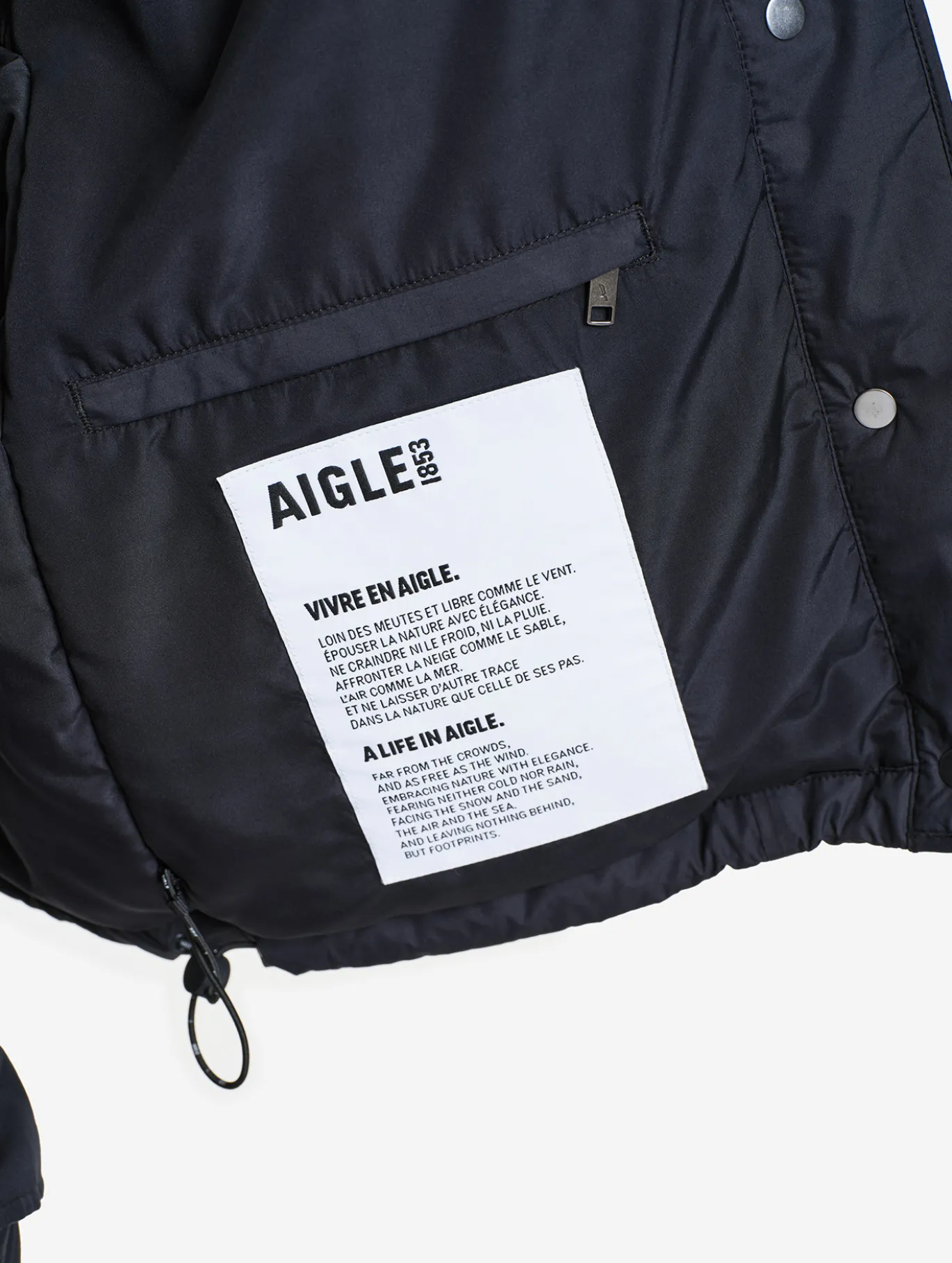 Veste Repreve® matelassée déperlante - Noir