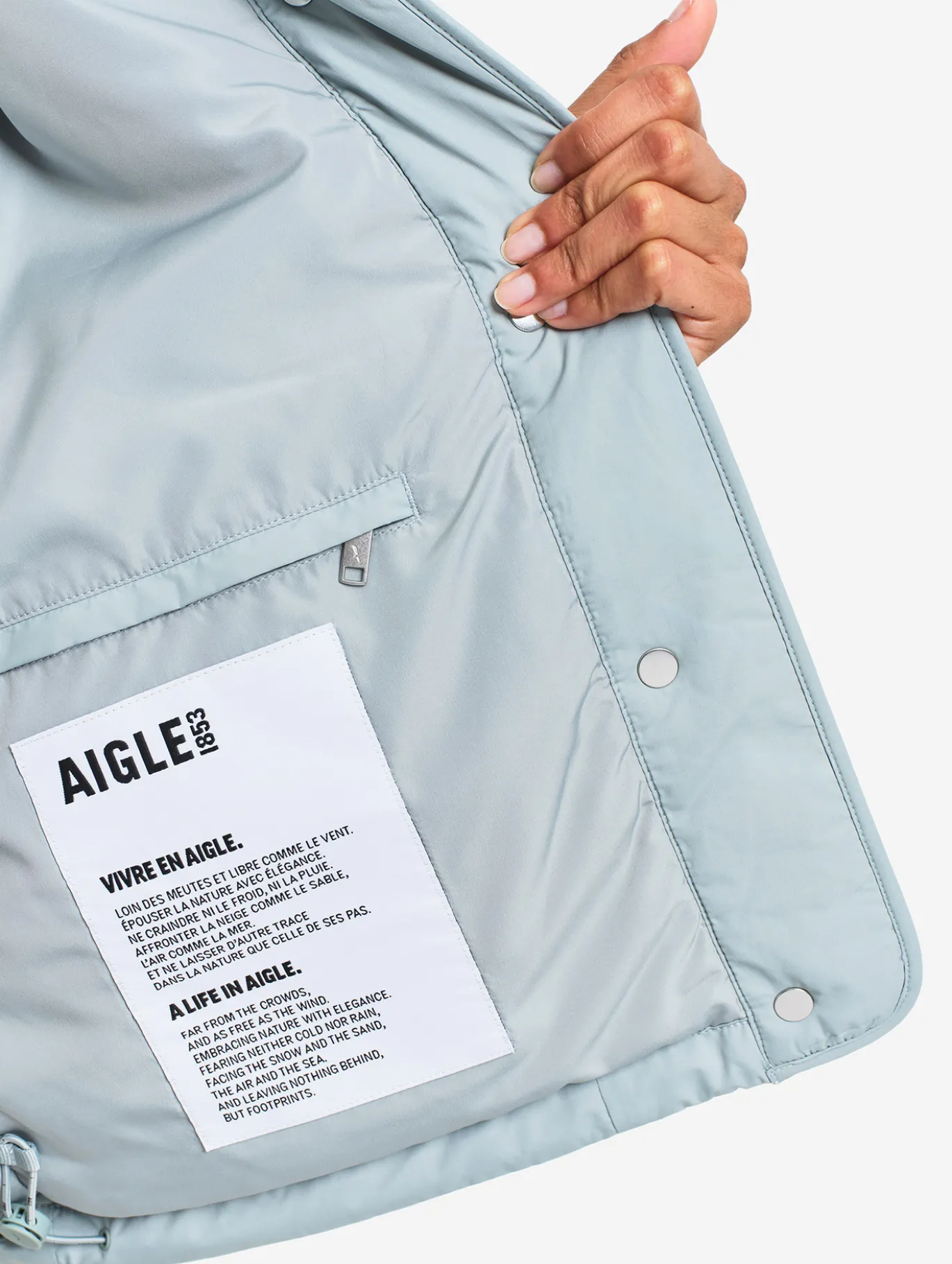Veste Repreve® matelassée déperlante - Bleu