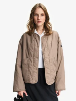 Veste Repreve® matelassée déperlante - Marron