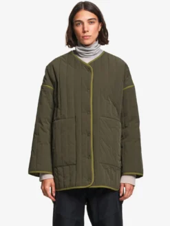 Veste Repreve® matelassée légère et déperlante - Kaki