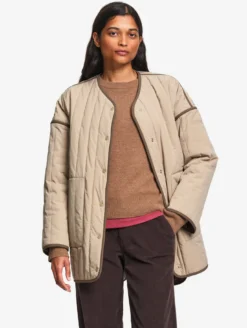Veste Repreve® matelassée légère et déperlante - Beige