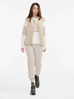 Veste sans manches en sherpa légère - Beige