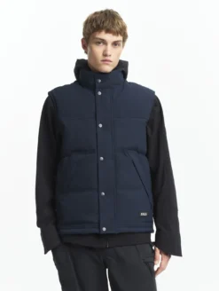 Veste sans manches matelassée - Bleu