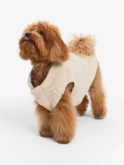 Veste sherpa pour chien - Beige