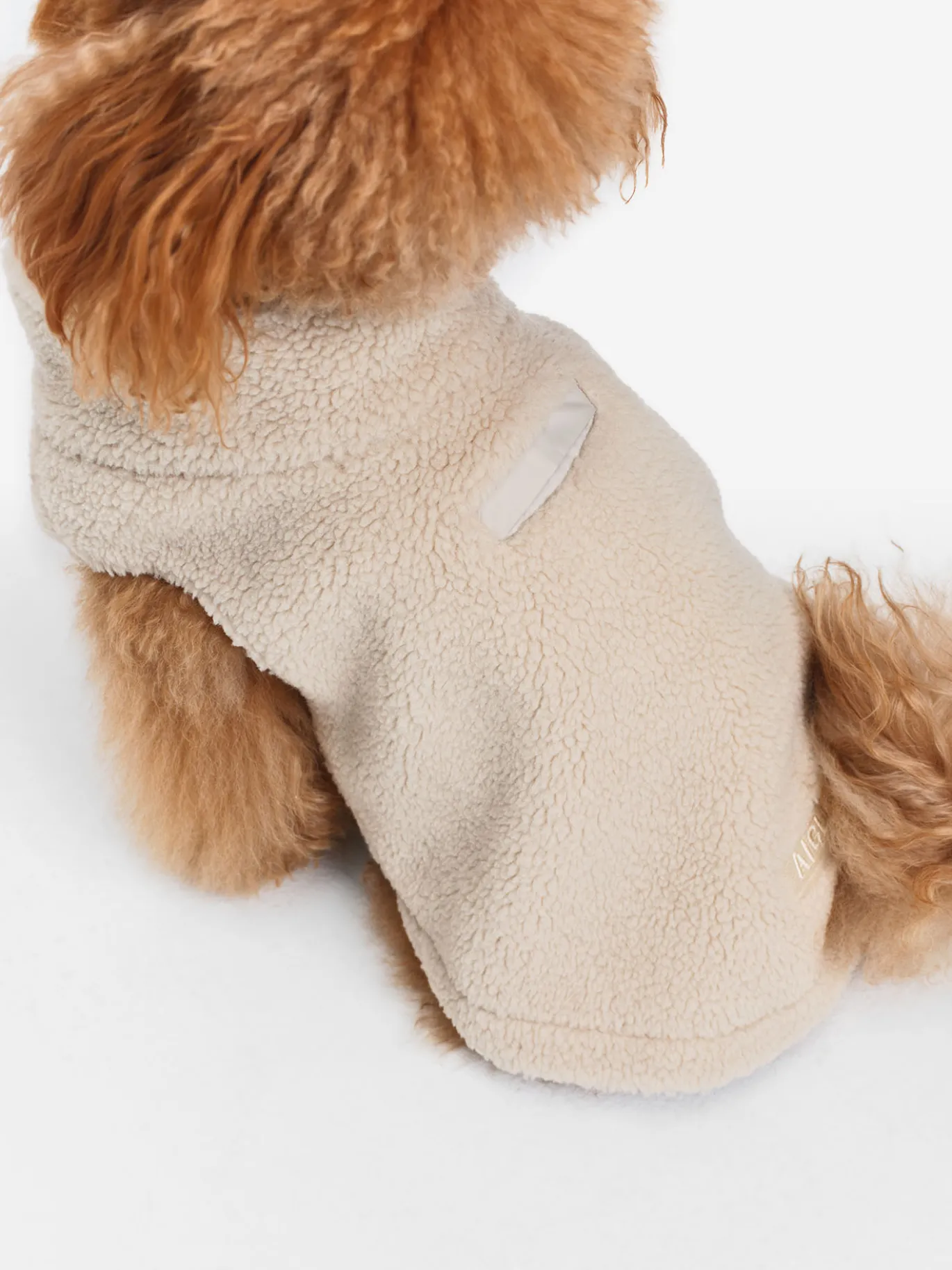 Veste sherpa pour chien - Beige