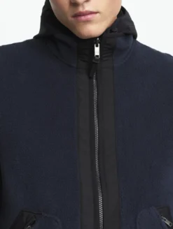 Veste sherpa sans manches réversible T-KIT - Bleu
