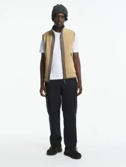 Veste sherpa sans manches réversible T-KIT - Beige