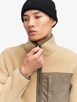 Veste T-KIT™ sherpa bi-matière - Beige