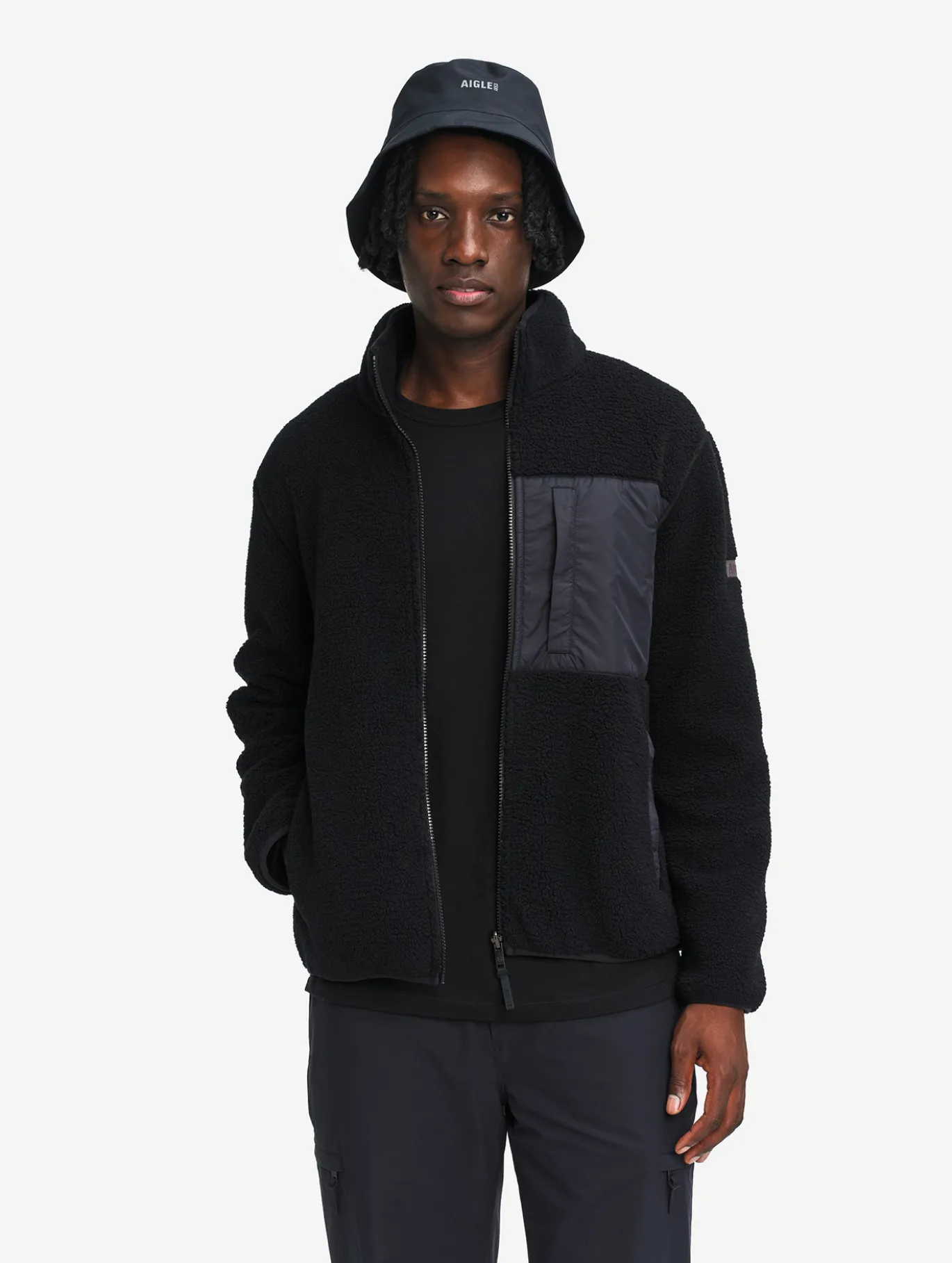 Veste T-KIT™ sherpa bi-matière - Noir