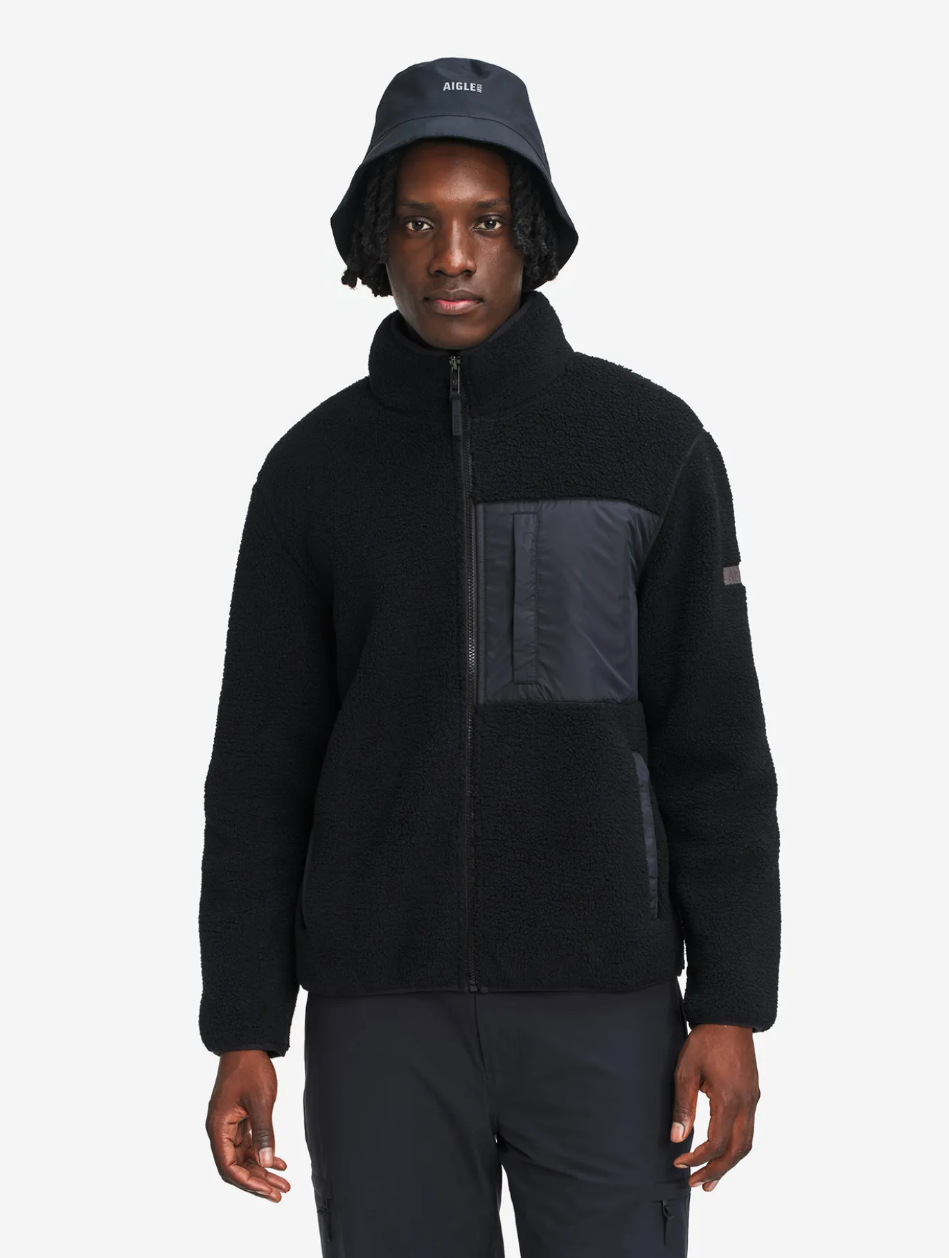 Veste T-KIT™ sherpa bi-matière - Noir