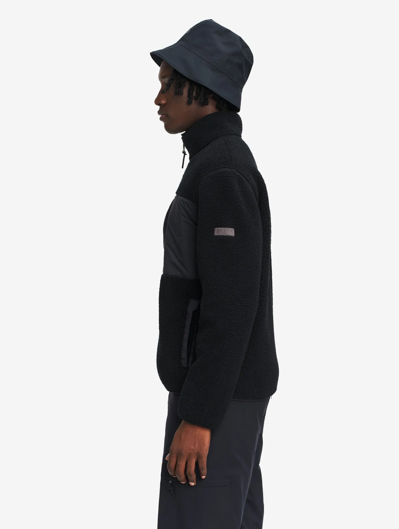 Veste T-KIT™ sherpa bi-matière - Noir